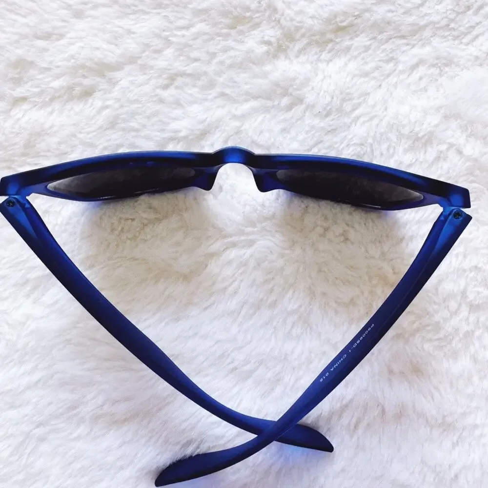 Luke Blue Polycarbonate Sunglasses